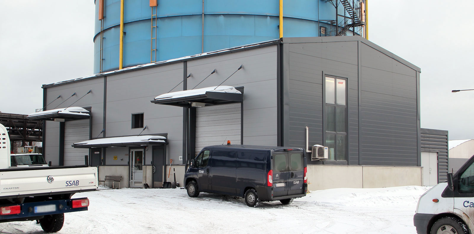 Teollisuuden rakennus- ja kunnossapitotöitä SSAB:n tehdasalueella